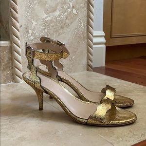Loeffler Randall Gold Short Sandal